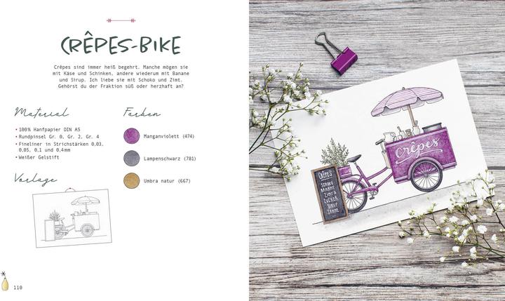 Actual product image Watercolor - Little Shops (German, Katja Blume, 2025)