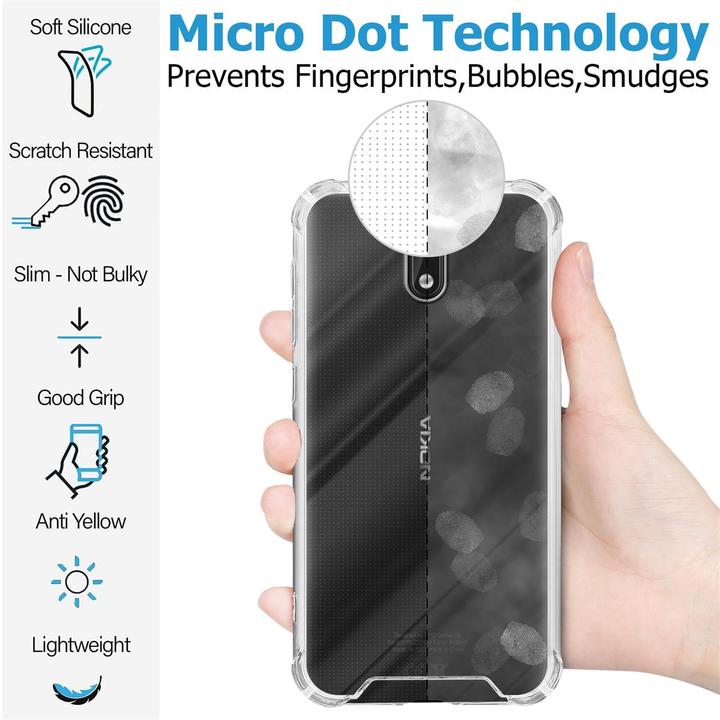 Immagine prodotto Cadorabo Custodia acrilica ibrida per Nokia 3 2017 con 2 occhiali protettivi per il display (Samsung Galaxy J3 2017 (versione USA))