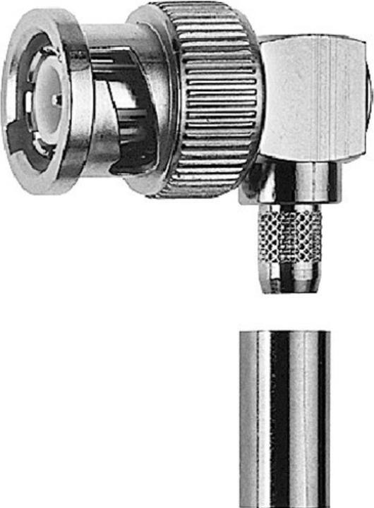 Image du produit Telegärtner Connecteur BNC coudé à sertir G07 50 ohms, à souder/à sertir, A0503, G07 (RG 316/U)