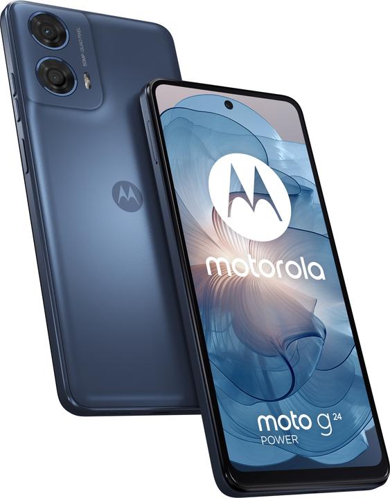 Actual product image Motorola Moto G24 Power (256 GB, Glacier Blue, 6.56", Dual SIM, 4G)