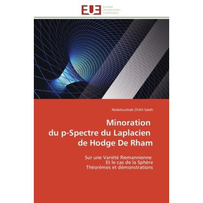 Minoration du p-Spectre du Laplacien de Hodge De Rham, Fachbücher