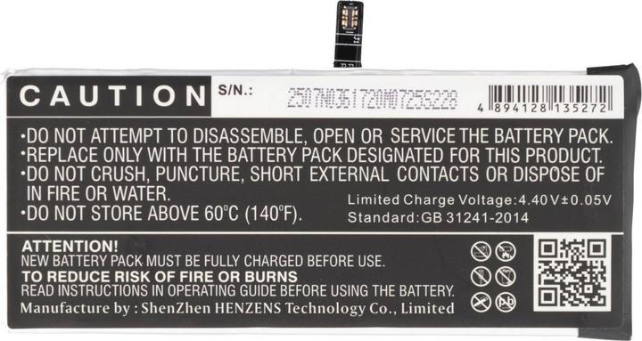 Actual product image AccuCell Akku Nokia 8 Sirocco