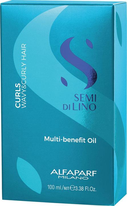 Immagine prodotto Alfaparf Olio Multi-Benefici Semi Di Lino Curls (100 ml)