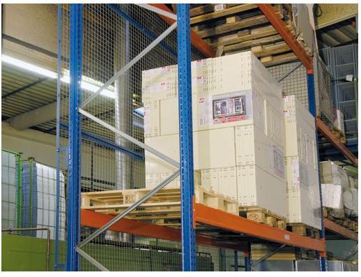 Actual product image Schulte Mesh rear panel, for upright width 100 mm, HxW 1000 x 1300 mm.