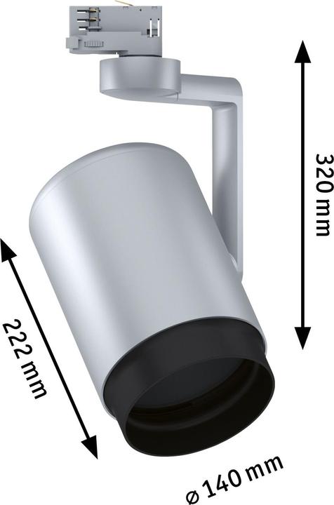 Immagine prodotto Paulmann ProRail3 Spot Asthene (E27)