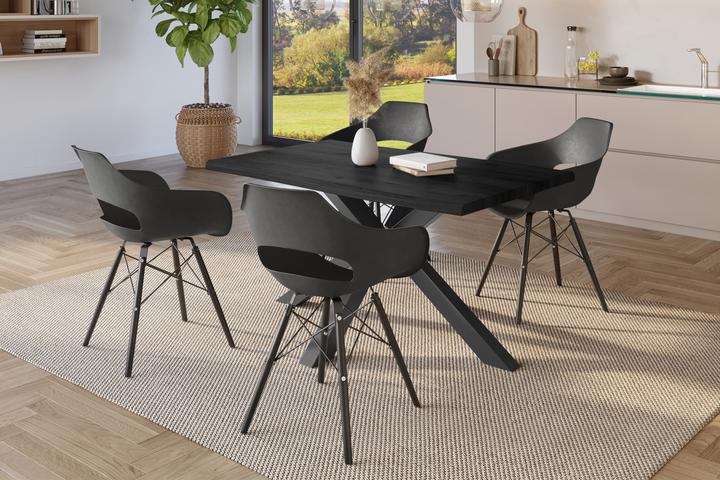Image du produit SAM JULIUS Baumkante massiv Mdf (140 x 80 x 77 cm)