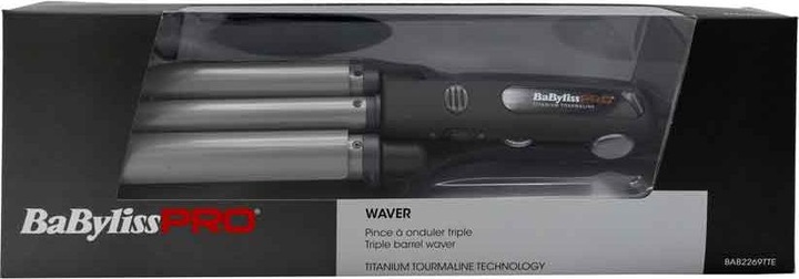 Image du produit BaByliss Pro Titanium Turmalin fer à onduler triple (22 mm, 19 mm)