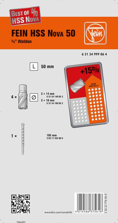 Produktbild Fein Kernbohrer-Set 63134999064 1 S (1.4 Zentimeter)