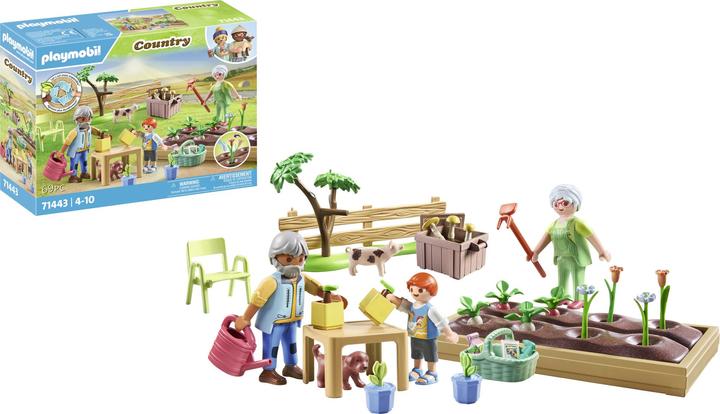 Actual product image Playmobil 71443 Idyllic vegetable garden with the grandparents (71443, Playmobil Country)