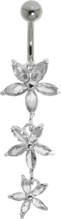 Produktbild Bijouteria Bauchpiercing (Edelstahl, Kristall, Silber 925)
