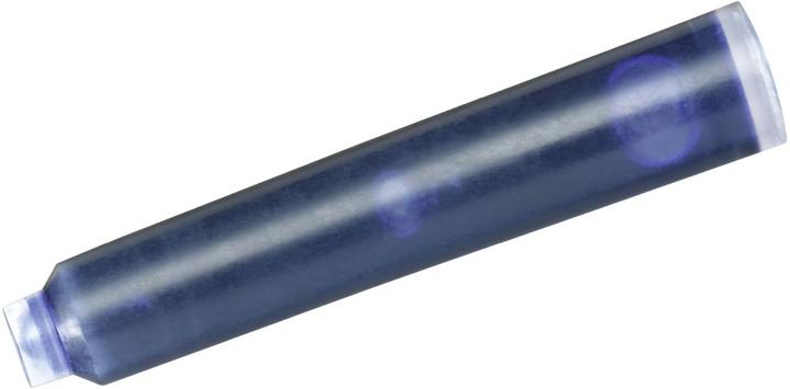 STABILO Ink cartridges for refilling - ink cartridge - writing colour blue (erasable) - pack of 12 (12 Piece, Royal blue)