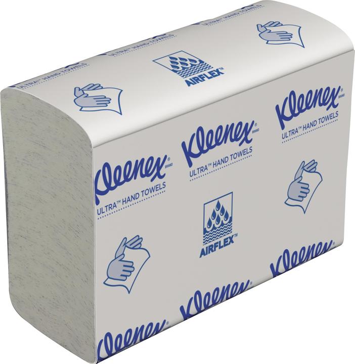 Produktbild Kleenex Falthandtuch 2lg. 24,1x19,1cm 37374 weiss, Z-Falz 18x150 Blatt (18x)