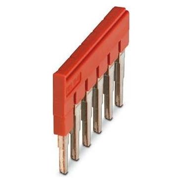 Phoenix Contact Steckbrücke 1008238 FBS 6-6 Inhalt: 10 St., Elektronikkabel + Stecker, Rot