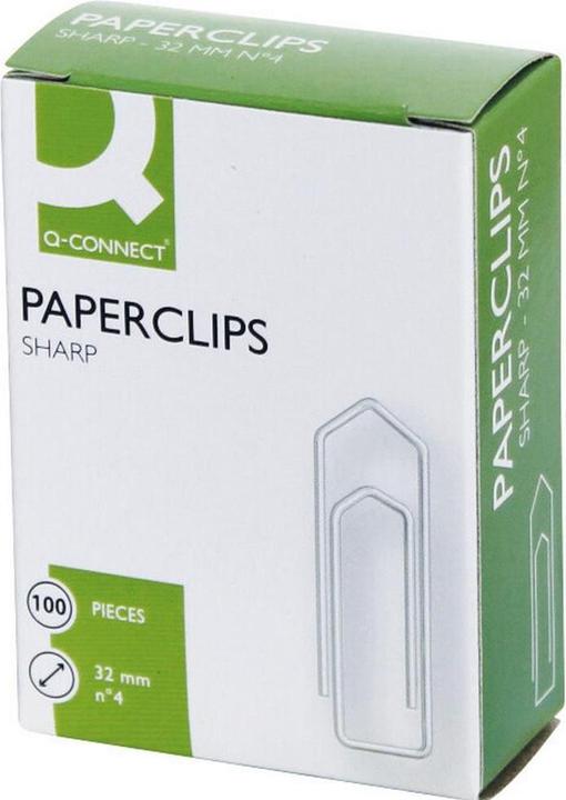 Actual product image Q-Connect Paper clips (100 x)