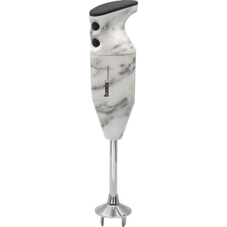 Bamix M200 Hand blender, White Marble Special Edition, Frullatore a immersione, Bianco