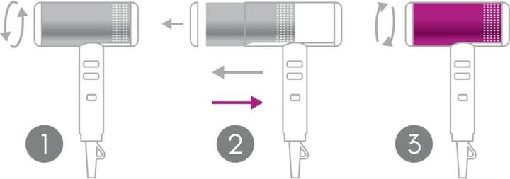 Image du produit Diva Professional Styling Diva - Pro Styling Atmos Dryer Large Sleeve Space Grey