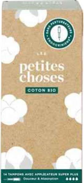 Actual product image Les Petites Choses Tampons with applicator super plus Bio (14 x)