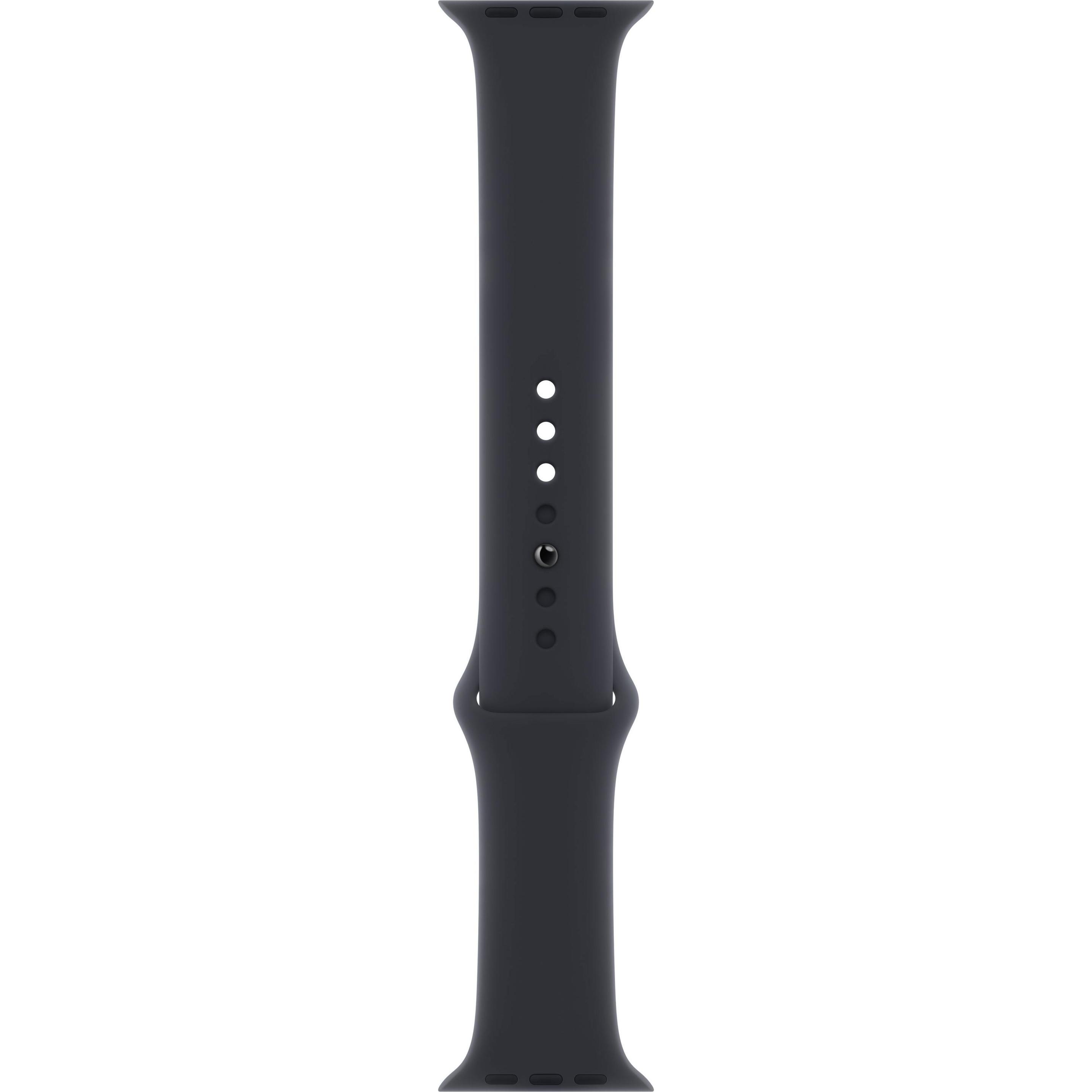 Apple Sportarmband (45 mm, Fluorelastomer, Apple Watch Series 9), Uhrenarmband, Blau