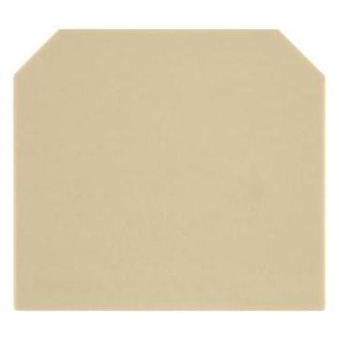 Weidmüller Eindkap DKT4 (Diverse), Elektronica benodigdheden + Behuizing, Beige