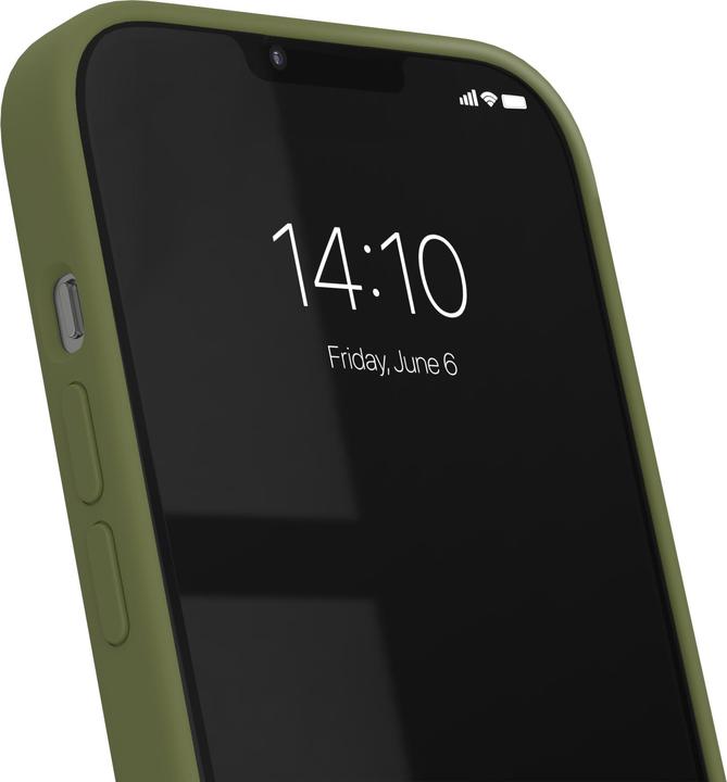 Actual product image iDeal Of Sweden Designer Magsafe Silicone Cover Khaki (Apple iPhone 14, Apple iPhone 13)