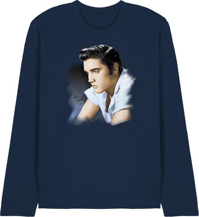 Produktbild Elvis Blue Profile TShirt Langärmlig (M)