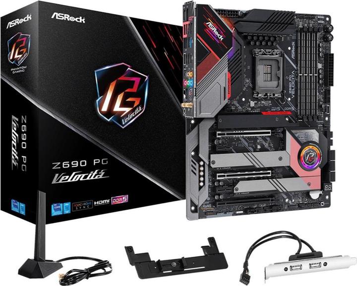 Produktbild AsRock Z690 PG Velocita (LGA 1700, Intel Z690 (DDR5), ATX)