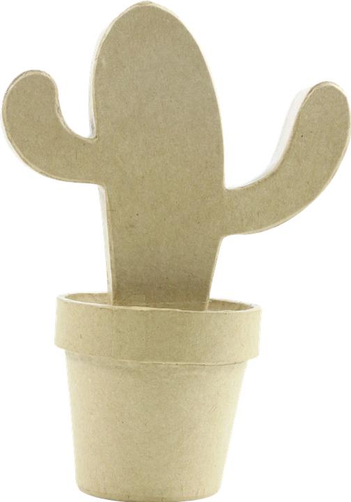 Actual product image Glorex Cardboard cactus 13,7x19x8cm