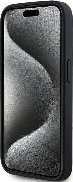 Actual product image Lacoste LCHMP15LPIGK iPhone 15 Pro 6.1" czarny/black hardcase Monogram Vintage Logo MagSafe (Apple iPhone 15 Pro)