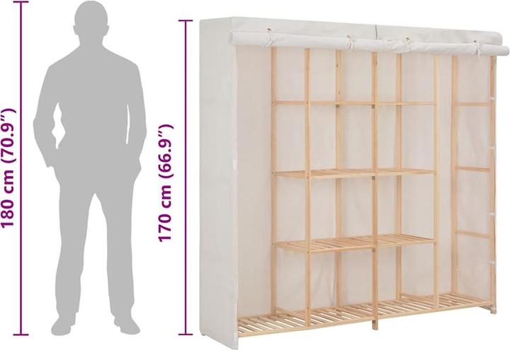 Actual product image vidaXL Schrank (173 x 40 x 170 cm)