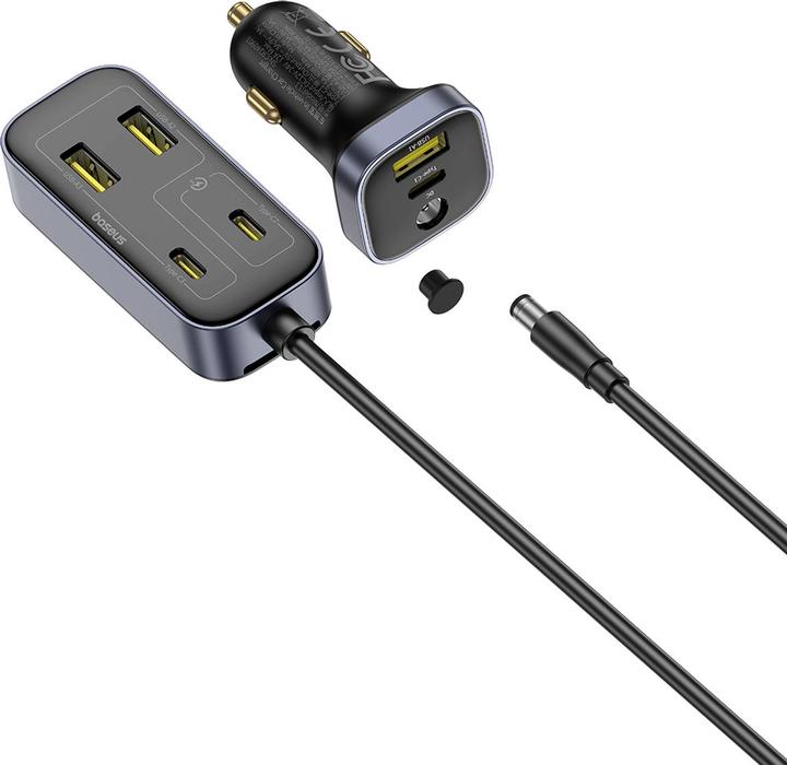 Produktbild Baseus BackseatPal L1 Kfz-Ladegerät 3U+3C 110W Cosmic Black