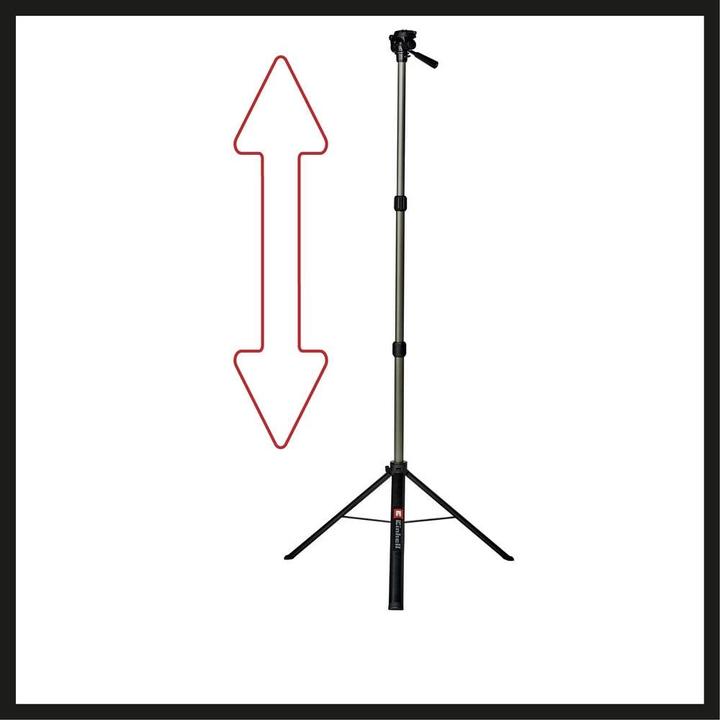 Actual product image Einhell 2270116 Stativ Tripod 85 - 170 cm Teleskop-Stativ