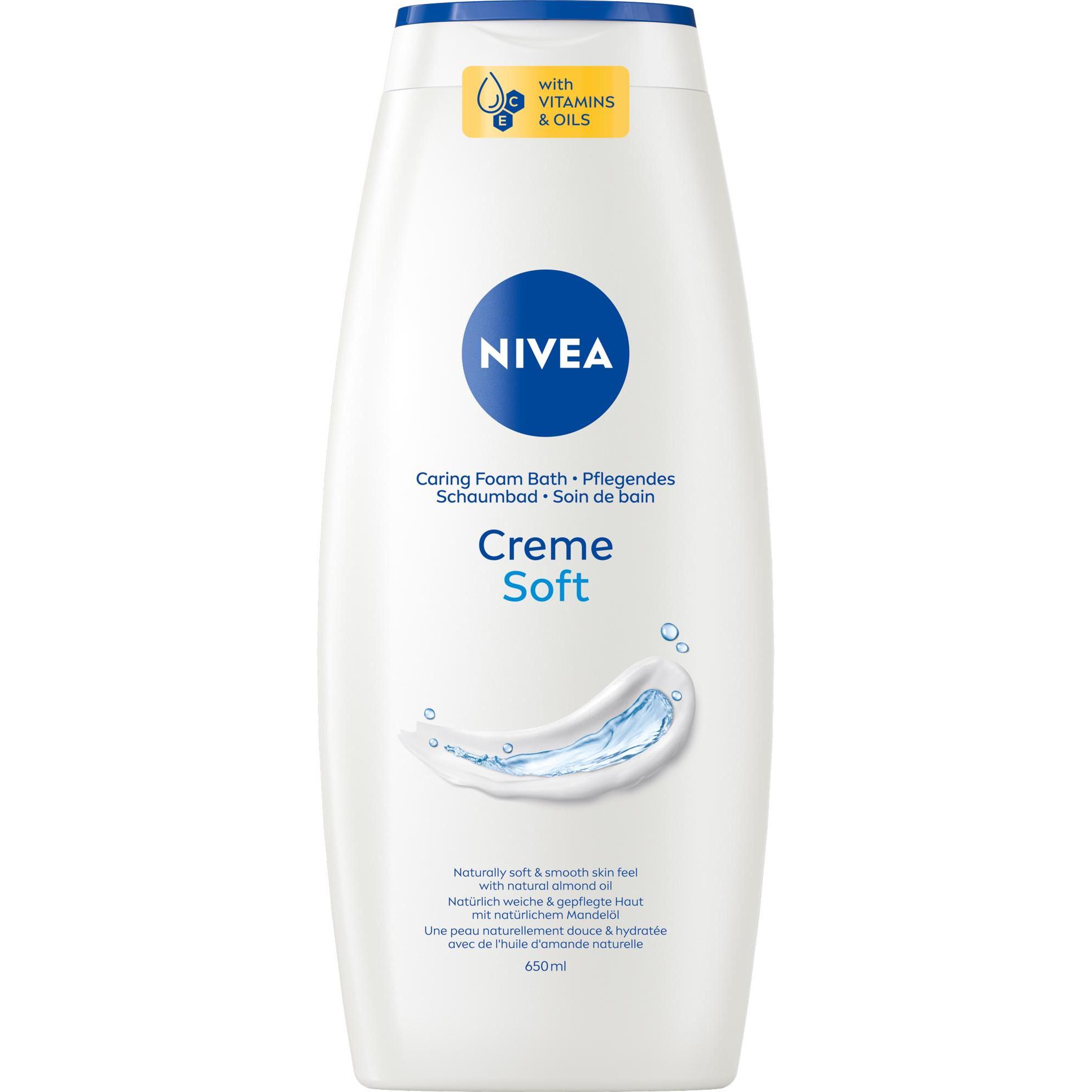 NIVEA Creme Soft Schaumbad 650 Ml (650 ml, Schaumbad) (6255047005)