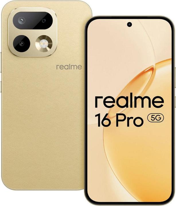 realme 16 Pro (256 GB, Master Gold, 6.78", Dual SIM, 5G)
