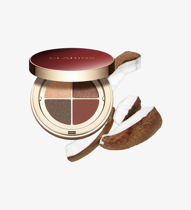 Actual product image Clarins Ombre Skin - Ombre Eyeshadow Quartet Palette (No. 10 - Maple Gradation)