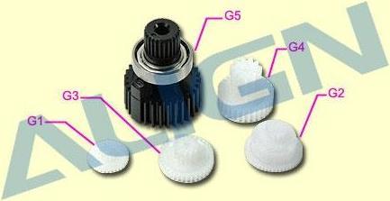 Produktbild Align DS510 Servogetriebe Set