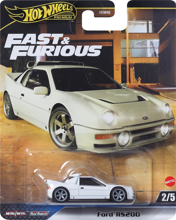 Immagine prodotto Hot Wheels Mattel αυτοκινητάκι Fast & Furious Ford RS200 για 3+ ετών HVR60