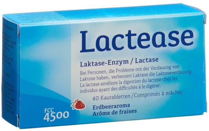 Image du produit Lactease Enzyme de lactose 4500 (40 pcs, Cachets, 40 g)