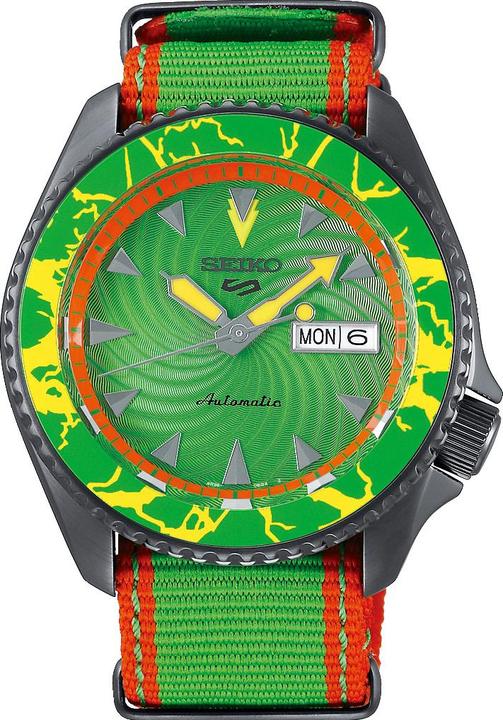 Seiko 5 Sport Street Fighter V BLANKA Édition limitée (Montre analogique, 43 mm)