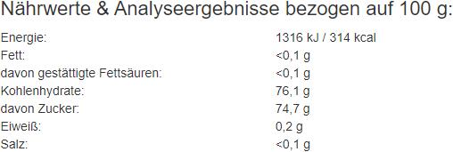 Nährwerte und Zutaten Hoyer Manukahonig (12 Stk., Flüssigkeit, 114 g)