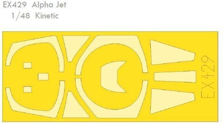 Actual product image Eduard Alpha Jet 1/48 for Kinetic