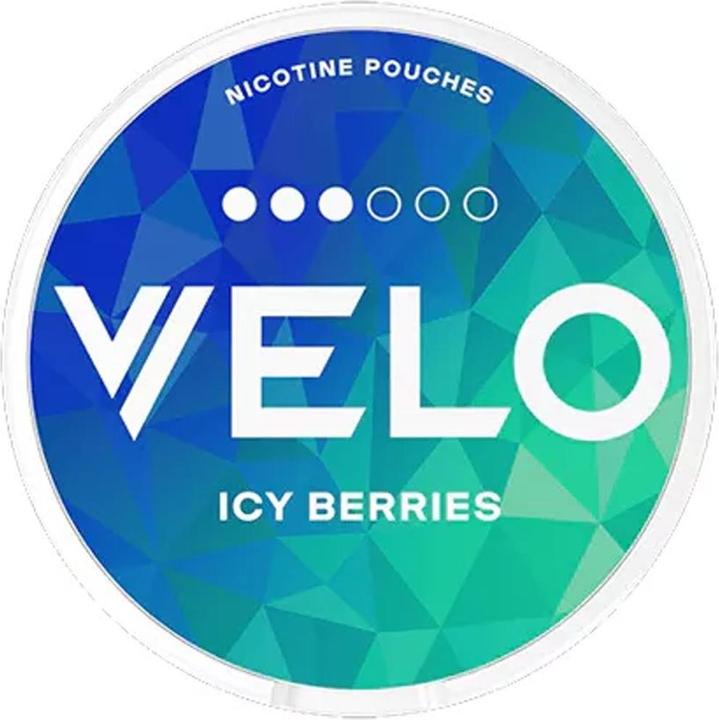 Actual product image Velo Icy Berries (Nicotine Pouches, 16 mg)