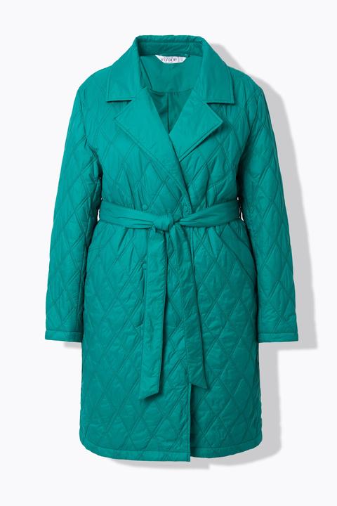 Actual product image Studio Untold Quilted Double Breasted Belted Coat