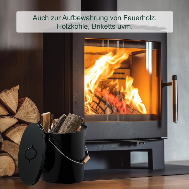 Immagine prodotto Relaxdays Secchio per ceneri (35 x 35 x 34 cm)