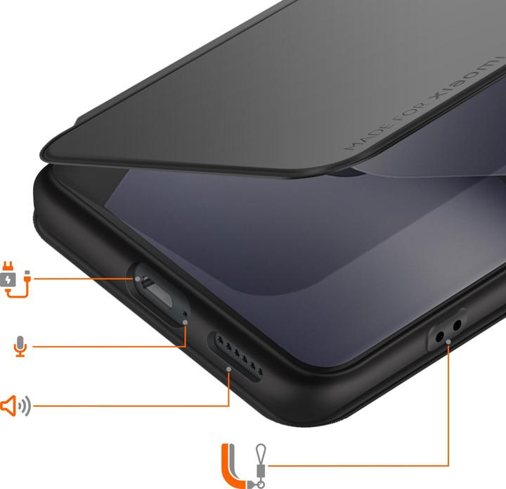 Produktbild Xiaomi Etui mit Kartenfach & Handschlaufe Redmi Note 15 4G / 5G (Xiaomi Redmi Note 15 Pro 4G)