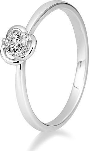Produktbild Breuning RING - Rosen-Fassung mit Brillant (51, 750/18 K Gold)