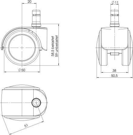Produktbild Hjh Office 5x ROLO EASY 11mm/50mm