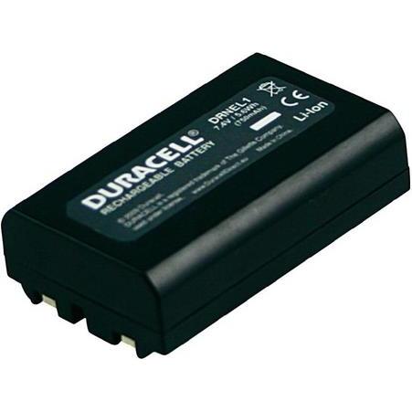 Duracell Lithium-Ionen-Akku EN-EL1, 750 mAh (Akku), Kamera Stromversorgung, Schwarz