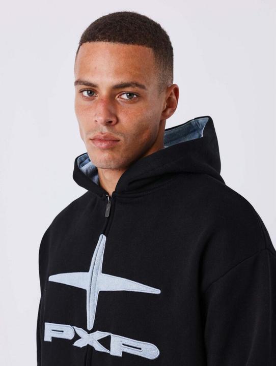 Produktbild Project X Paris Vintage Kapuzen-Sweatshirt mit Reissverschluss (L)