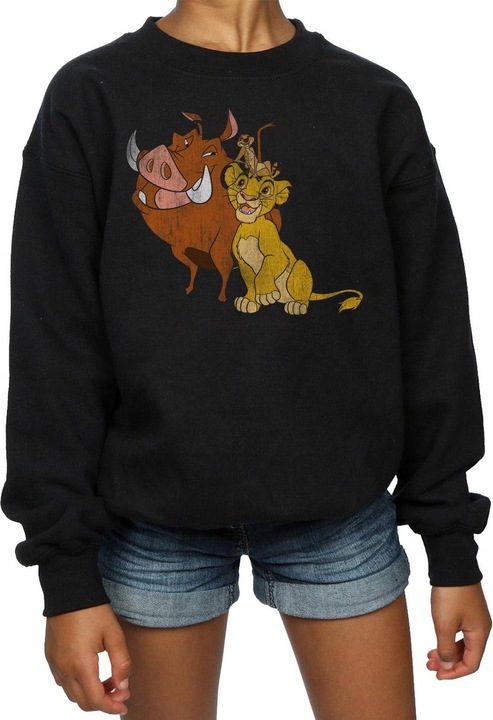 Immagine prodotto Disney The Lion King Classic Simba, Timon And Pumbaa Felpa Ragazze (116)