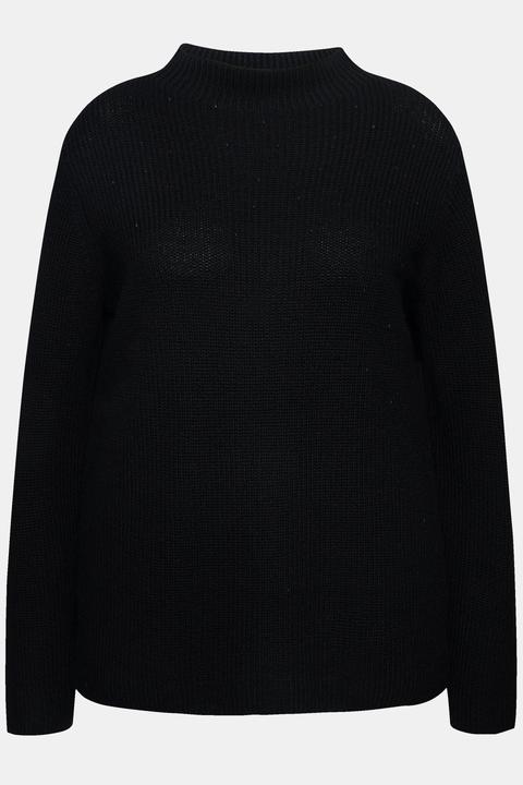 Produktbild Ulla Popken Pullover, Wollmix, Ziersteine, Stehkragen, Langarm (46, 48)